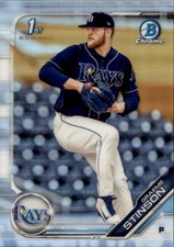 2019 BOWMAN DRAFT - CHROME 1ST GRAEME STINSON #BDC-116 REFRACTOR