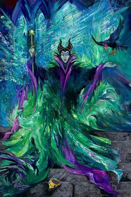 The Emerald Curse Elena Penkova Limited Edition Giclée Disney Art