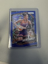 Satou Sabally 2025 Panini Prizm WNBA Blue Velocity Prizm Card #4 SP 
