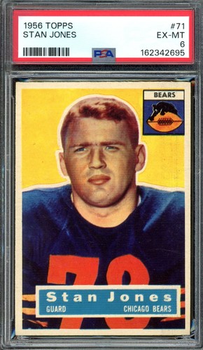 Stan Jones #71 1956 Topps card