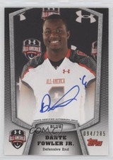 2015 Bowman 2012 Under Armour All-America Game 94/285 Dante Fowler Jr Auto 2qw