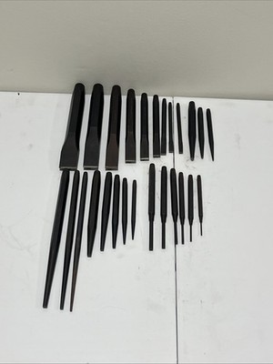 proto set number 47, 26 piece punch and chisel set.