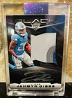 JAHMYR GIBBS 2023 PANINI BLACK RPA ROOKIE PATCH RC AUTO /99 Lions