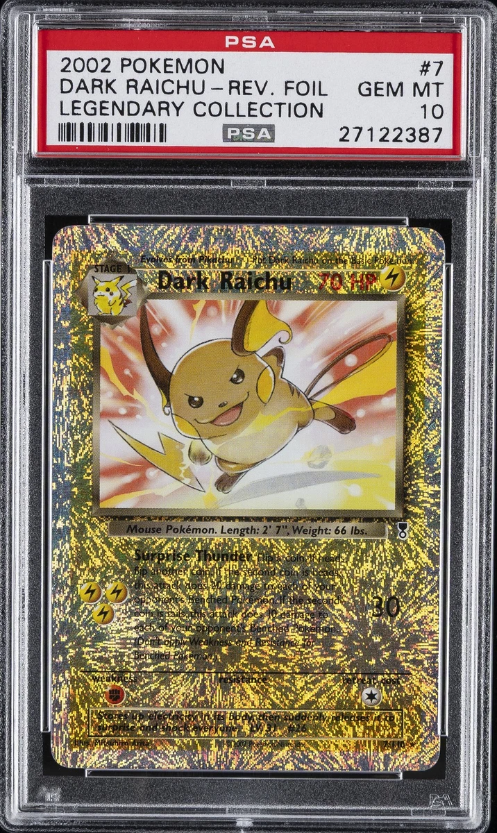 Pokémon TCG Legendary Collection Holo Rare Grade 10 Individual