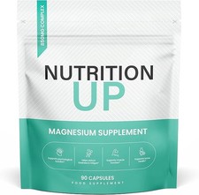 Magnesium Glycinate - 850mg Supplements as Bisglycinate & Citrate, 90 Capsules, 0.11 per thousand milligrams