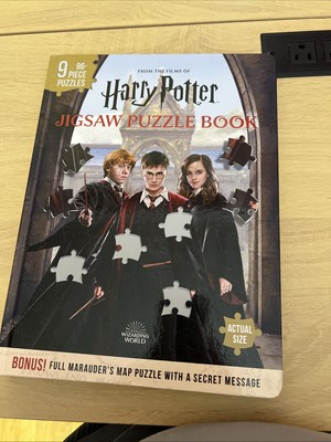 Harry Potter Jigsaw Puzzle Book by Moira Squier (2022, Hardcover)