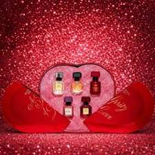 Victoria's Secret Valentines Perfume Gift Set 5 Piece Limited Edition Heart Box