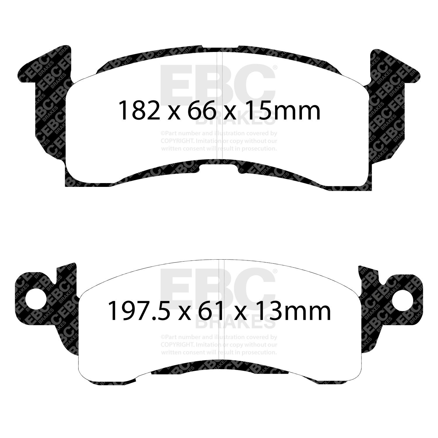 EBC PD03KF292 HIGH PERFORMANCE BRAKE KIT Front