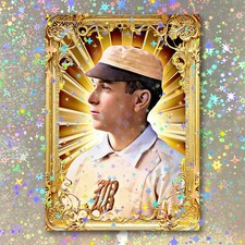 Hugh Duffy Holographic Golden Icon Art Card 01/10 Starpop Signed Short Print