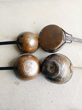 Antichi Utensili da Cucina in Rame Antico - Mestoli e Pentolini