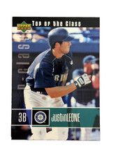 Excellent: Vintage 2004 UD r-class Justin Leone Seattle Mariners Rookie Card