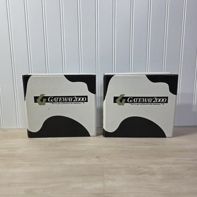 Lot of 2 Gateway 2000 Software Bundle PC CDROMs Games Muppet Treasure 28 Discs