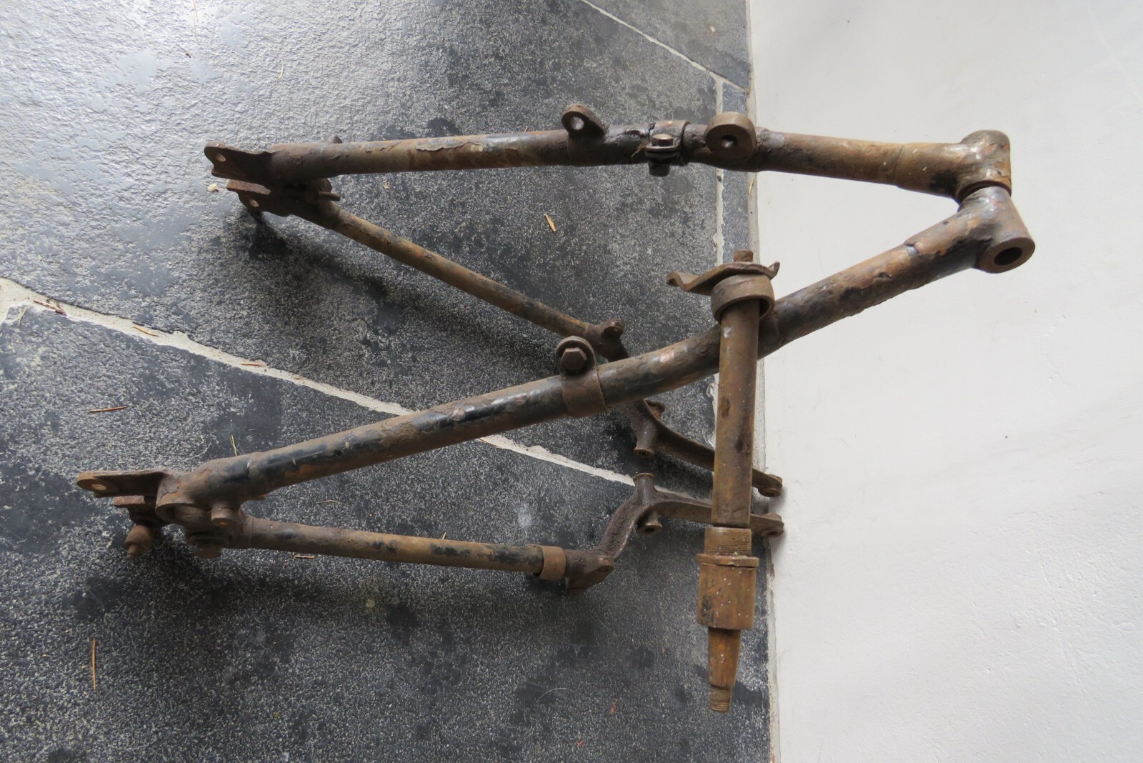 ROYAL ENFIELD RIGID VINTAGE MOTORCYCLE FRAME PARTS eBay