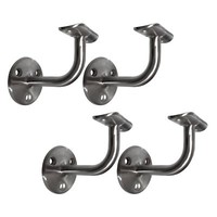 HandlaufträGer 90° Wandmontage 75X50 Mm Edelstahl Handlaufhalter Treppe 4Er Set