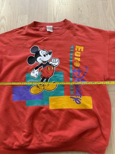 Vintage Euro Disney Mickey Mouse Sweatshirt Size L - Picture 8 of 10