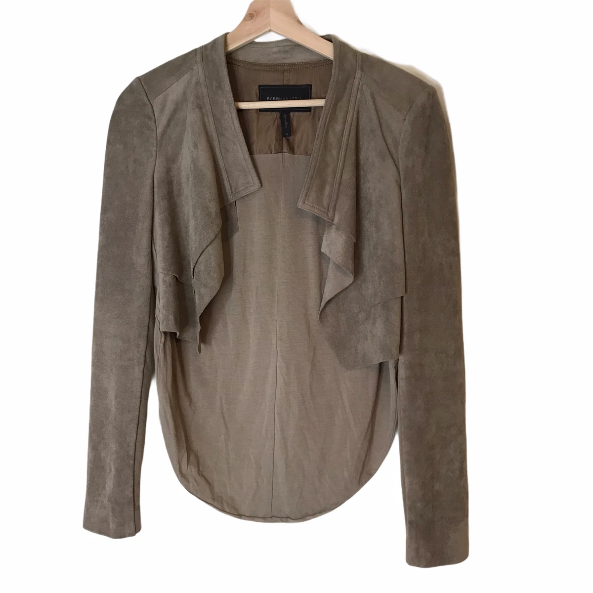 Bcbg suede moto jacket sale