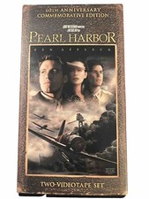 Pearl Harbor VHS, 2001, 2-Tape Set, 60th Anniversary Edition 