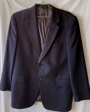 JoS. A BANKS BLACK 100 CASHMERE BLAZER SPORTS JACKET, 44R, NWOT