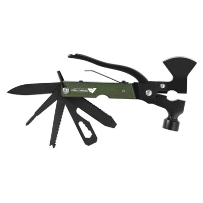 19-in-1 Survival Tool Multi-Function Aluminum Handle Camping Hiking Tailgating