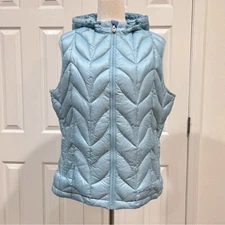 Eddie Bauer Packable Down Puffer Vest Sz L