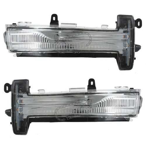 LED Wing Mirror Indicator Lights Volvo XC60 2013-2018 Clear 1 Pair Left & Right