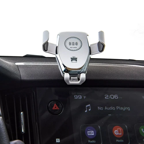 15W Car Wireless Charger Charging Automatic Mount Clamping Suction Phone Holder - Picture 13 of 19