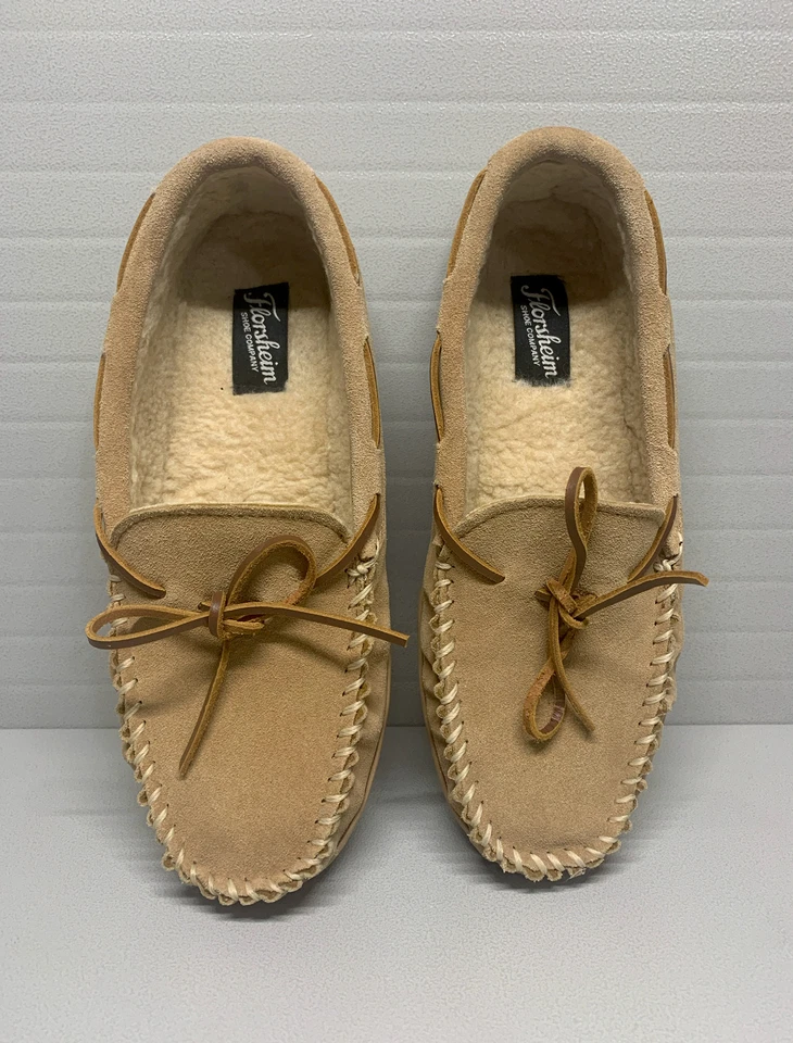 Florsheim 拖鞋棕色一脚蹬莫卡辛鞋 10 码 — 第 2/4 张图片