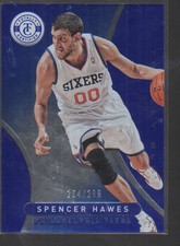 SPENCER HAWES 2012-13 PANINI TOTALLY CERTIFIED BLUE # 294 264/299