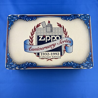 Complete New Unfired Set Of 6 ZIPPO Lighters 60th Anniversary 1932