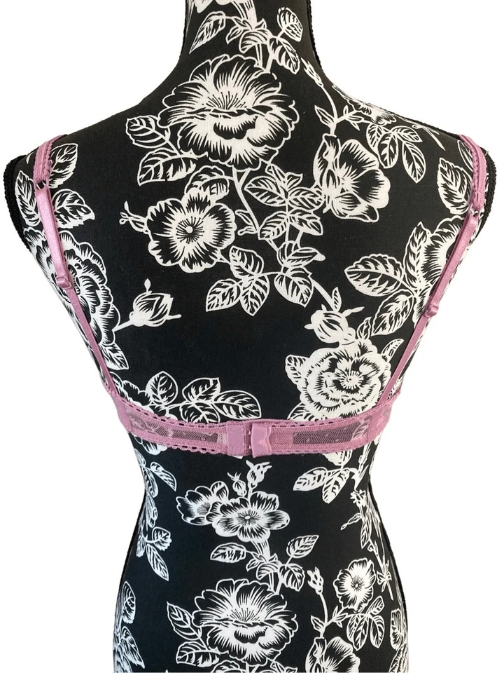 Rampage цветочный кружевной бюстгальтер полу чистый сексуальный женский на шнуровке Intimates - Изображение 2 из 4