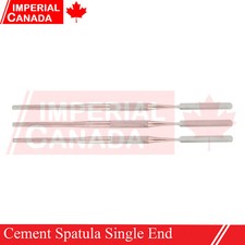 3 Pcs Kit Cement Spatula Single Ended Set Amalgam Mixing Dental Inst Ger DN-2521