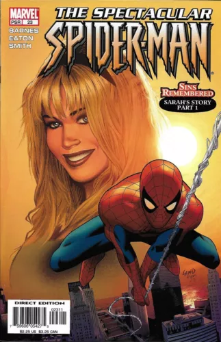Spectacular Spider-Man Comic 23 Cover A Ramos First Print 2005 Sara Barnes