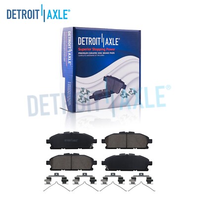 Front Ceramic Brake Pads with Hardware for 2011 - 2017 Nissan Quest