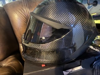 Ruroc EOX Liquid Carbon Full Face Helmet Large 59 60 Boxed