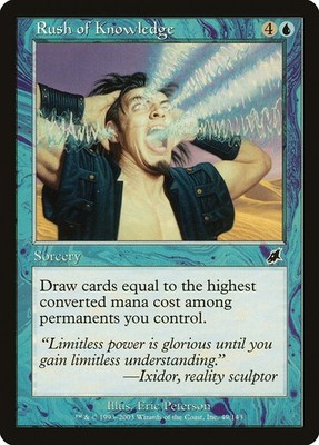 MTG Rush of Knowledge ** Scourge ** English