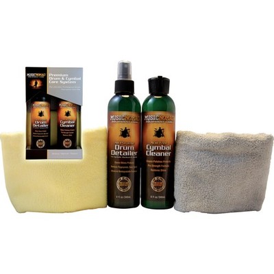Music Nomad MN112 Drum & Cymbal Care Kit 2 x 240 ml