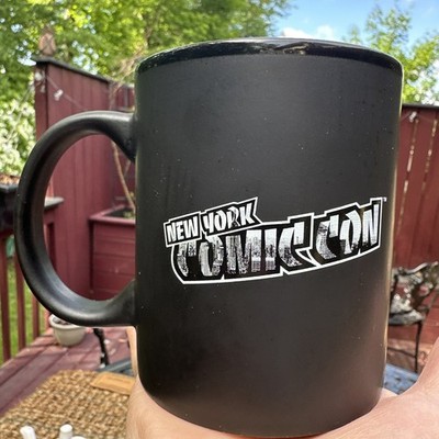 New York Comic Con Black Ceramic Mug Comic Book Souvenir Mug MINT BUY NOW