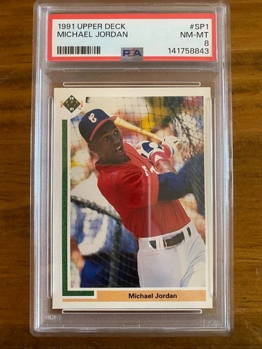 1991 Upper Deck #SP1 MICHAEL JORDAN PSA 8