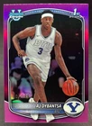 2025-26 Bowman AJ Dybantsa Chrome Fuchsia Refractor 1st Prospect #/199 Cougars