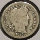 Silver Dime - Barber - 1913 [226]