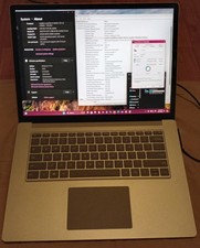 Microsoft Surface Laptop 3 15"/i5-1035G7, 1.2ghz/8GBram 256GB SSD -2 issues