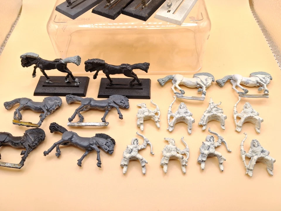 Warhammer Fantasy Wood Elf Cavalry Vintage Job Lot Bundle 80s METAL D768 - Image 3 of 4