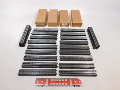 24x Trix Express H0 DC 20/1 Bakelit-Schienen Gleis gerade OVP #CX624-2