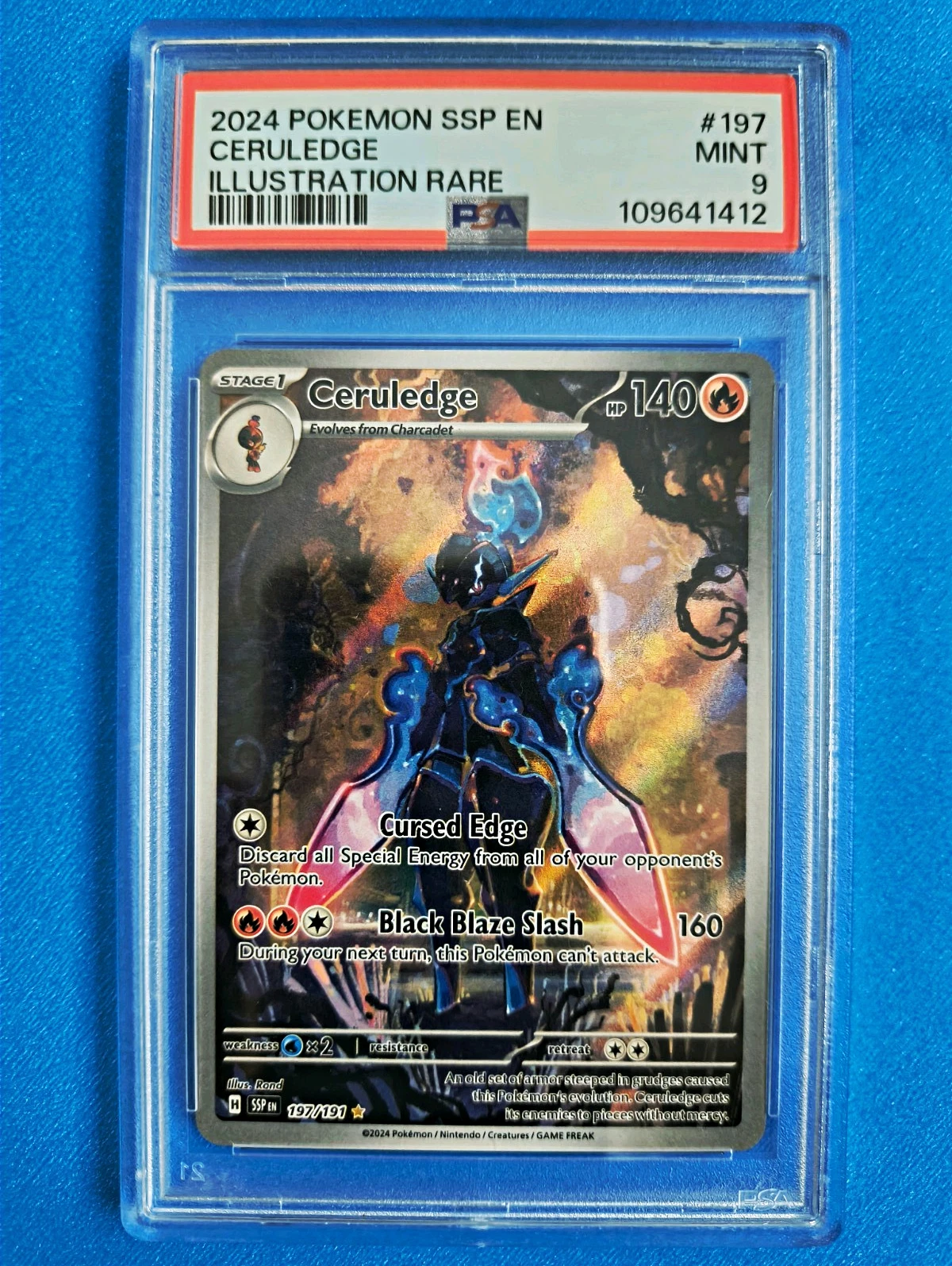 Ceruledge - Surging Sparks #197 Price & Value ($25.36) | PokeScope