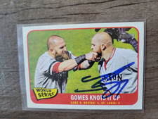 Jonny Gomes Signed 2014 Heritage Baseball Card Redsox #135