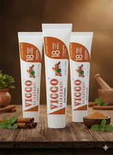 Ayurvedic VICCO Vajradanti Toothpaste 200g - Cinnamon Flavor 3 pack