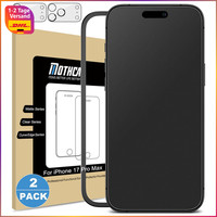 Matte Schutzfolie 2 StüCk + 2 Kameraschutz FüR Iphone 17 Pro Max Displayfolie