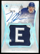 2023-24 UD Ultimate Hockey Matthew Knies RC Rookie Patch Auto /15