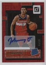 2022 Donruss Rated Rookie Choice Red Signatures 83/99 Johnny Davis #210 Auto 6o3