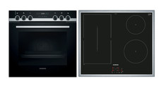 Siemens Set  iQ500 Einbau-Herd und Induktionskochfeld EQ521DA007 (AS13)